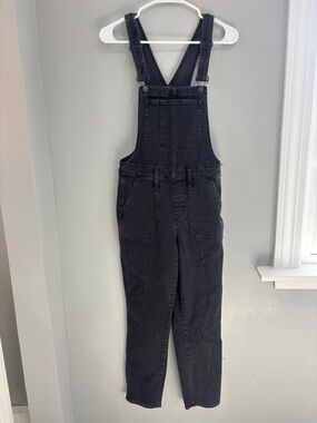 Madewell Overalls Black Denim Womens Washed Size Small Boho Festival